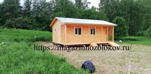 №32 Хозблок с верандой 7х4 метра