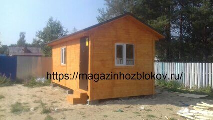 №5 Хозблок для дачи 6х3м