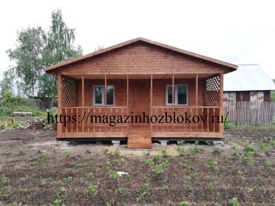 №33 Хозблок с верандой 6х5 метров